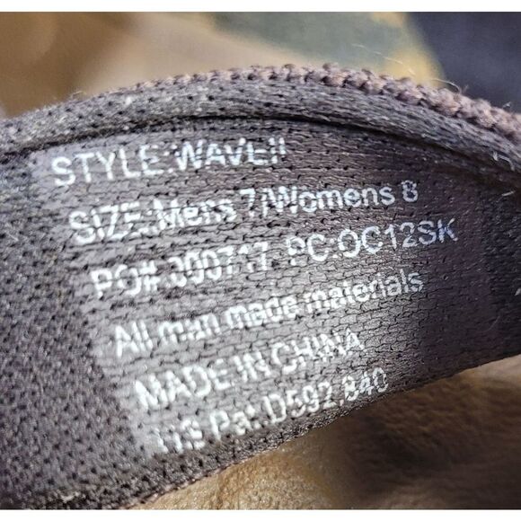 Orthaheel Unisex Brown and Tan Wave Toe Post Sandals- Size M7//W8 main image 4